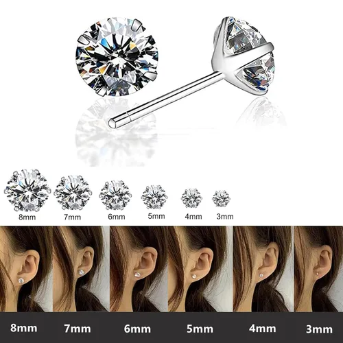 Miniatura 3 de HYJLPAF Kit de 2 pistolas de perforación de oreja, kit de piercings desechables con 14 piezas de aretes, kit de pistola de perforación de oreja