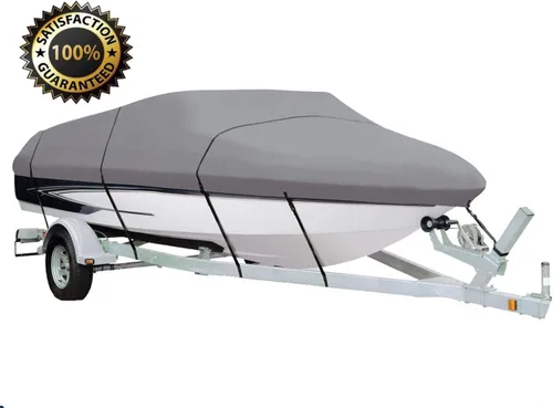 Miniatura 3 de SBU Grey Boat Cover Compatible for Monterey 210 MONTURA BR 1998, Trailering Storage Mooring