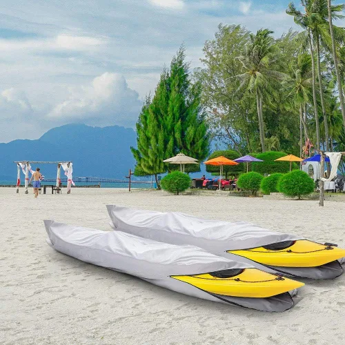 Miniatura 5 de i COVER - Funda para kayak de 16 pies - Resistente al agua 600D de alta resistencia, fundas para kayaks/canoas aptas para canoas o tablas de remo