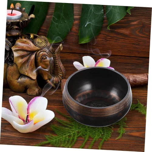 Miniatura 6 de SUPVOX 1 Unidades Buda Sound Bowl Budista Bowl Music Sound Bowl Alms Bowls Yoga Sets Crystal Sets Meditation Bowl Copper Singing Bowl Meditación