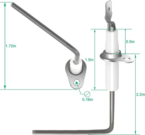 Miniatura 6 de SEN1114 SEN01114 Sensor de llama del horno compatible con horno Trane American Standard nikrothal 80 Sen0491 Sen00491 LUXRILIX