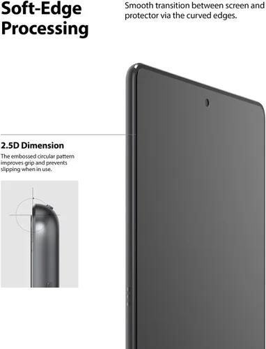 Miniatura 5 de Ringke Protector de pantalla de vidrio templado compatible con iPad de 9ª generación (2021), iPad de 8ª generación (2020), iPad de 7ª