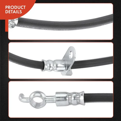 Miniatura 5 de A-Premium Manguera hidráulica de freno delantero para conductor y pasajero compatible con modelos seleccionados Ford y Lincoln - Edge 2007-2014, MKX