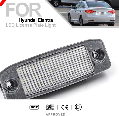 Miniatura 5 de nsautolighting Elan'tra - Luz LED de matrícula para Hyundai Kona N Elan'tra Tucson Sonata Kia Sport'age Sorento 6500K xenón blanco sin errores