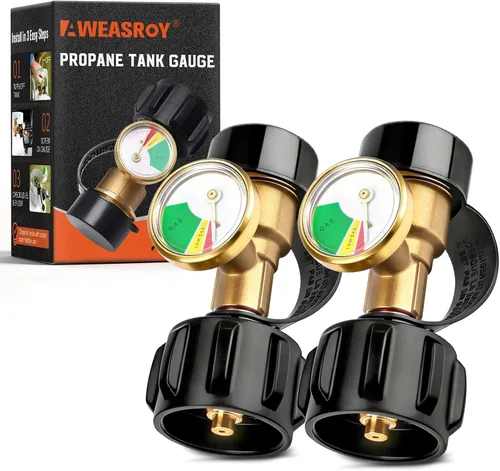 Miniatura 9 de AWEASROY Indicador de nivel de tanque de propano a prueba de fugas para tanques de propano de 5 a 40 libras, indicador de nivel de tanques