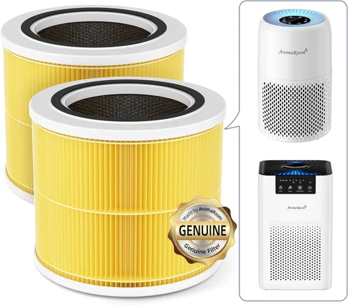 Miniatura 7 de AromaRoom - Purificadores de aire para dormitorio con filtro HEPA 3 en 1, purificadores de aire para el hogar, olor a orina de mascotas