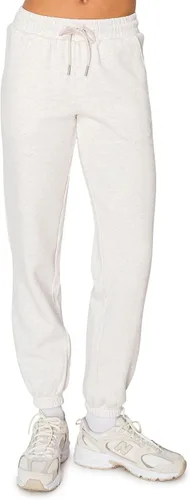 Miniatura 19 de Cali1850 Pantalón deportivo Cloud Nine Fleece para mujer, cintura alta, ajuste holgado, dos bolsillos, cintura elástica con cordón