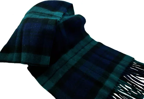 Miniatura 2 de 100% Irish Lambswool Plaid Scarf, Soft & Warm, Celtic Tartan Pattern, Imported
