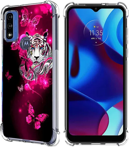 Miniatura 30 de Funda para Moto G Pure/Moto G Power 2022/Moto G Play 2023, Mandala Flower Space Drop Protección a prueba de golpes Carcasa protectora de cuerpo