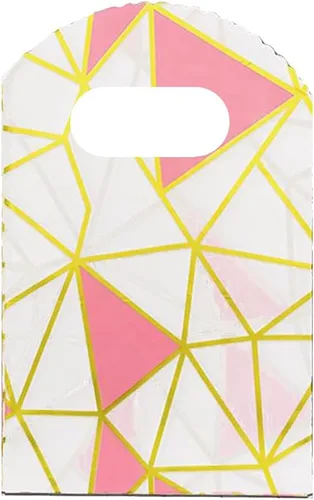 Miniatura 11 de Joyhey 100 bolsas pequeñas de plástico para mercancías de 3.5 x 5.9 pulgadas, bolsas de compras, bolsas de venta al por menor, bolsas de regalo