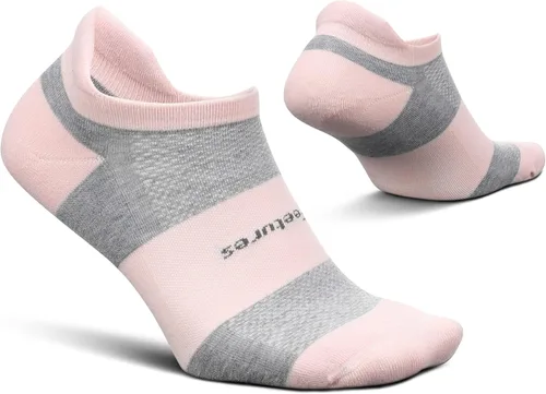 Feetures Calcetines tobilleros acolchados de alto rendimiento Calcetines invisibles para mujeres y hombres con lengüeta en el talón (1 par)