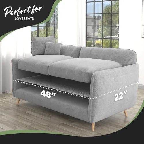 Miniatura 6 de Nevlers Almohadilla antideslizante de agarre para sofá de 22 x 48 pulgadas Agarre antideslizante para evitar deslizamientos de sofá biplaza