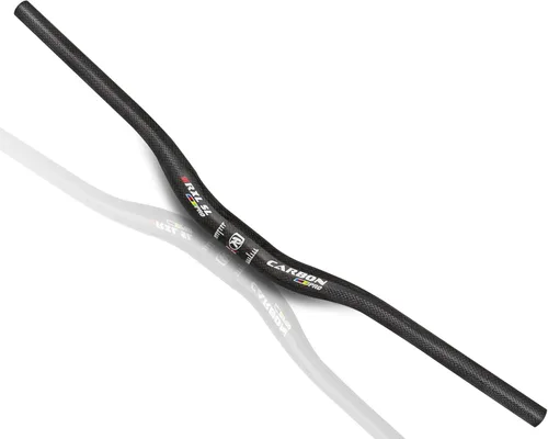 Manillares de carbono, manillares de bicicleta de montaña, barras elevadoras 31.8mm 3K mate brillante 680mm 700mm 720mm 740mm 760mm manillares MTB