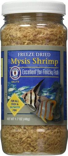 Miniatura 7 de San Francisco Bay Brand Camarones Mysis liofilizados – Alimento para peces de primera calidad, alimento para peces tropicales, comida