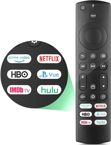 Miniatura 8 de Repuesto para control remoto Roku TV con funda de silicona, compatible con TCL/Hisense/Onn/Westinghouse/Insignia/Sharp Roku TV con 4 teclas