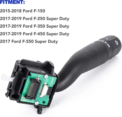 Miniatura 2 de Interruptor de Limpiaparabrisas Compatible con Ford F150 2015-2020, F250 F350 F450 F550 Super Duty 2017-2022, F650 F750 2021-2023, Interruptor
