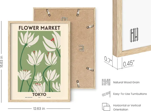 Miniatura 3 de Haus and Hues - Póster de mercado de flores, decoración botánica, arte de pared de flores, póster de arte de flores e impresiones de flores, arte