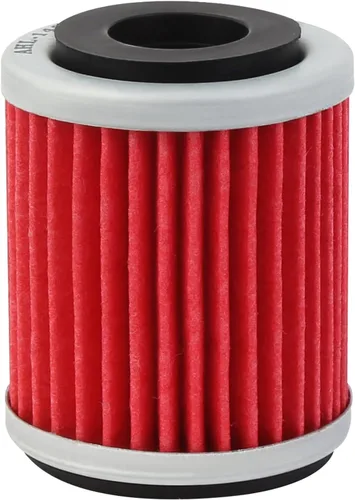 AHL 142 Filtro de aceite 1UY-13440-01 1UY-13440-02 compatible con Yamaha YFM350X Warrior 350 1987-2004 YFM350R Raptor 350 2005-2013 YFM350FX Rojo