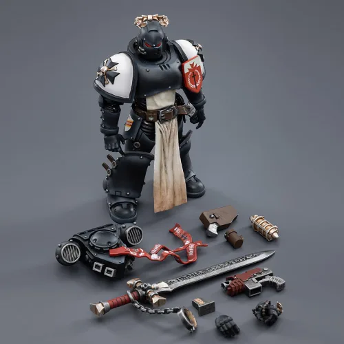 Miniatura 5 de JOYTOY 1/18 Warhammer 40,000 Figura de acción Black Templars The Emperors Champion Rolantus Collection