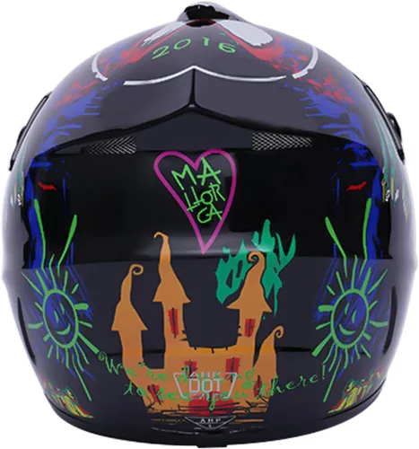 Miniatura 3 de Cascos universales para motocicleta, casco combinado con guantes, gafas DOT para adultos/niños, motocross, todoterreno, carreras, ATV, motocross, 1#