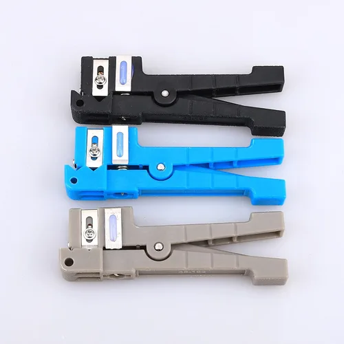 Miniatura 3 de Herramienta de pelacables de fibra óptica de acero inoxidable de tres agujeros Pigtail Cable Stripping Alicates 1 unids