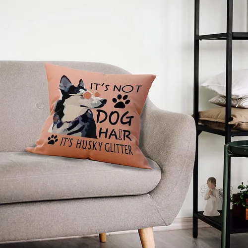 Miniatura 2 de Mancheng-zi Fundas de almohada Husky de 18 x 18 pulgadas, regalos de husky siberiano para amantes