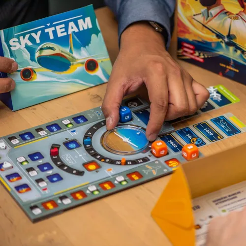 Miniatura 3 de Scorpion Masqué Sky Team Juego votado del año 2024 Mejor juego para 2 jugadores Trabajen juntos para aterrizar el avión A partir de 14 años