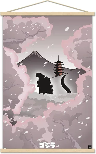 Miniatura 14 de Trends International Godzilla - Póster de pared tipo telón de fondo, 34 pulgadas de largo x 22.4 pulgadas, versión premium sin marco