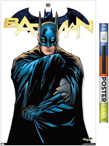 Miniatura 13 de Trends International DC Comics Batman Feature Series - Póster de pared, 22.4 pulgadas de largo x 14.7 W, versión enmarcada de madera de granero