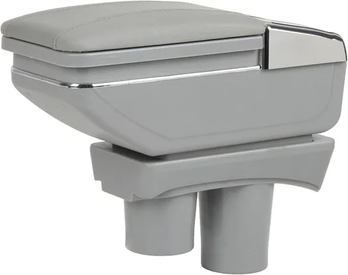 Miniatura 7 de Caja de almacenamiento de reposabrazos de cuero para consola central de automóvil para Peugeot 301/para Citroen c-Elysee 2007 2008 2009 2010 2011