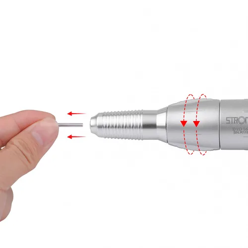 Miniatura 6 de Taladro eléctrico del arte del clavo 35000RPM Herramienta de manicura Accesorios del taladro del clavo (Plata)