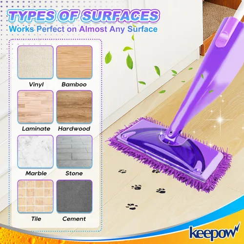 Miniatura 7 de Almohadillas de microfibra compatibles con Swiffer WetJet, almohadillas húmedas, almohadillas húmedas, almohadillas secas, almohadillas de recambio
