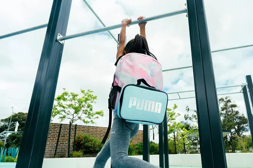 Miniatura 6 de PUMA Combo de mochila y kit de almuerzo para niños, PúrpuraRosado
