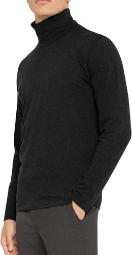 Miniatura 2 de Lexiart Camisetas básicas de cuello alto falso para hombre, ligeras, informales, térmicas