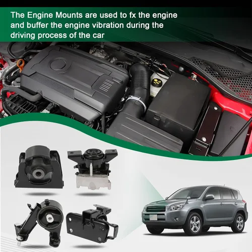 Miniatura 6 de SCITOO Juego de soportes Trans de montaje de motor para 2006-2008 para T-oyota RAV4 9497