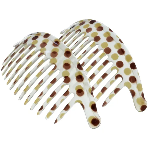 Miniatura 12 de Camila Paris CP2940 - Peines laterales franceses para el cabello, peines entrelazados de perlas blancas, peines de pelo con giro francés, pinzas