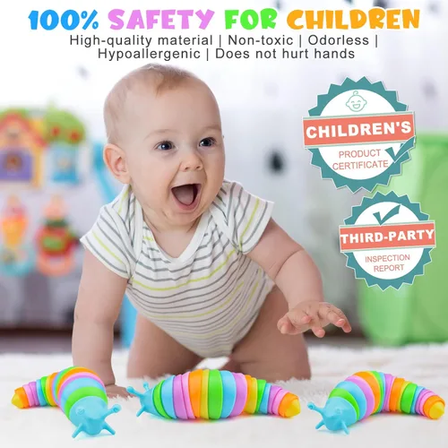 Miniatura 2 de Cevioce Juguetes Sensoriales Fidget de Babosa, Juguetes Fidget de Babosa para Adultos y Niños, Recuerdos de Fiesta, 1 Pieza de Lindos Juguetes