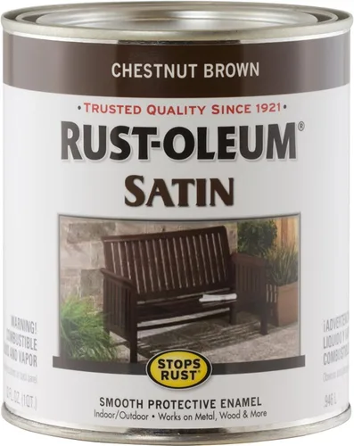 Miniatura 17 de Rust-Oleum 7777730 Stops Rust Pintura con Brocha, Media Pinta, Negro Satinado