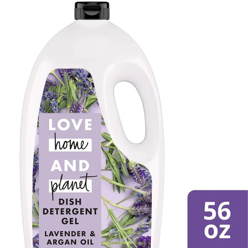 Miniatura 3 de Love Home and Planet - Detergente para lavavajillas, gel de lavanda y aceite de argán, 56 onzas