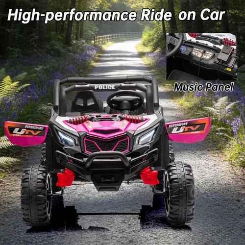 Miniatura 3 de Juguetes de Montar de 24V 4x4 Buggy de Montar con Control Remoto Alimentado por Batería Carro Eléctrico para Niños Vehículos Todo Terreno Lado a