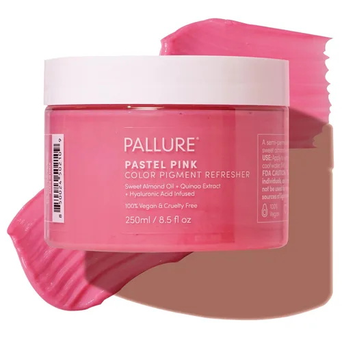 Miniatura 9 de Pallure Máscara refrescante de pigmento de color, acondicionador semipermanente para depósitos de color de cabello, 8.5 onzas, amarillo brillante
