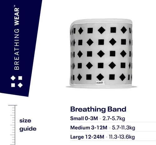 Miniatura 7 de Nanit Breathing Wear Band - 100% Cotton, Works with Nanit Pro Baby Monitor to Track Breathing Motion Sensor-Free