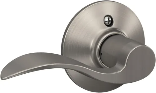 Miniatura 66 de SCHLAGE - Manija de puerta Accent con cerradura de paso libre para pasillo y armario en bronce antiguo - F10 ACC 716 Bronce Envejecido