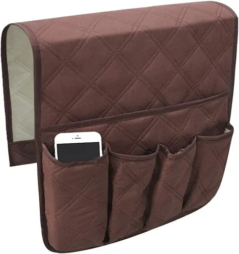 Miniatura 10 de Organizador para sofá, reposabrazos, sillón, sillón, bolsillo de almacenamiento con 8 bolsillos, soporte para control remoto de TV, bolsa de #C