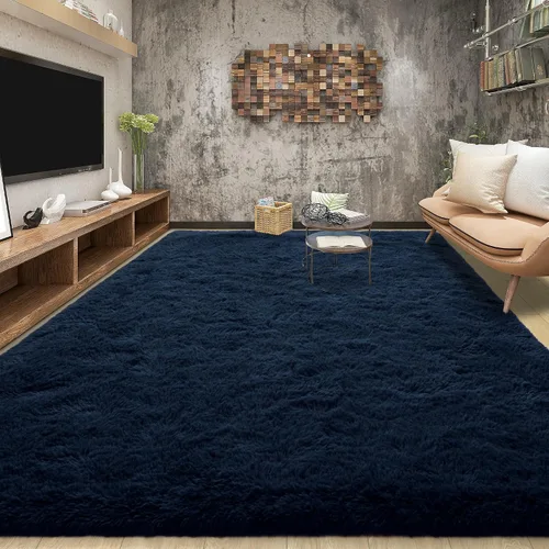 Miniatura 50 de Tepook Alfombras súper suaves y esponjosas para sala de estar, alfombras de área de 8 x 10 pies para dormitorio, alfombra moderna peluda, alfombras
