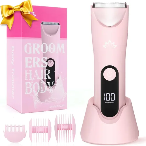 Miniatura 10 de Zesuti Afeitadora Eléctrica para Mujeres con Recorte de Bikini, Maquinillas de Afeitar Eléctricas para Mujeres, Afeitadora Inalámbrica para el Verde