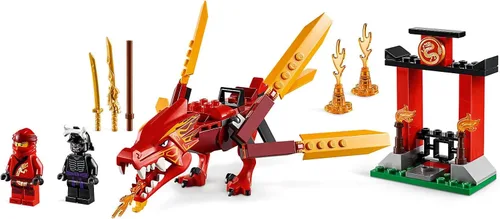 Miniatura 4 de LEGO NINJAGO Legacy Kai's Fire Dragon 71701 Kit de construcción de figuras de juguete de dragón (81 piezas)