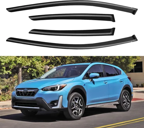 Miniatura 118 de YQAUTEC Viseras de Ventana Protectores de Lluvia para Honda Civic 2022 2023 2024 2025 2026, Deflectores de Viento de Ventilación de Ventana Fuera
