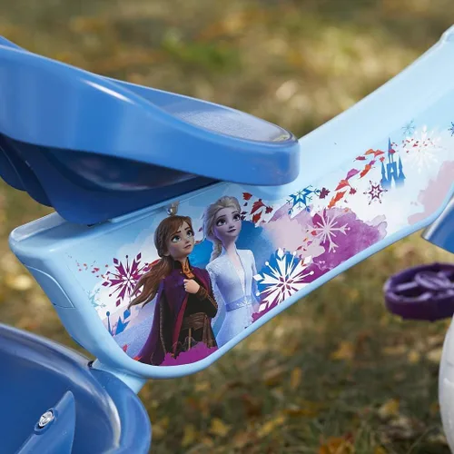 Miniatura 6 de Huffy Triciciclo de Disney Frozen 2 para niñas, ideal para mayores de 3 años, Anna, Elsa y Olaf, contenedores de almacenamiento para aperitivos