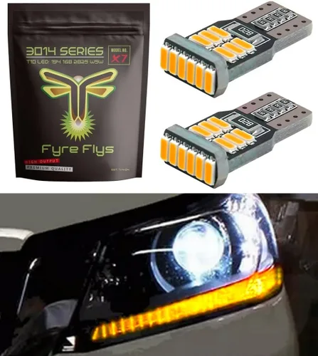 Miniatura 6 de Bombillas LED de luz diurna DRL para Honda Accord 2013-2015 Super brillantes, libres de errores de Canbus, serie 3014 (Azul), X7-3014-18-CN-HA
